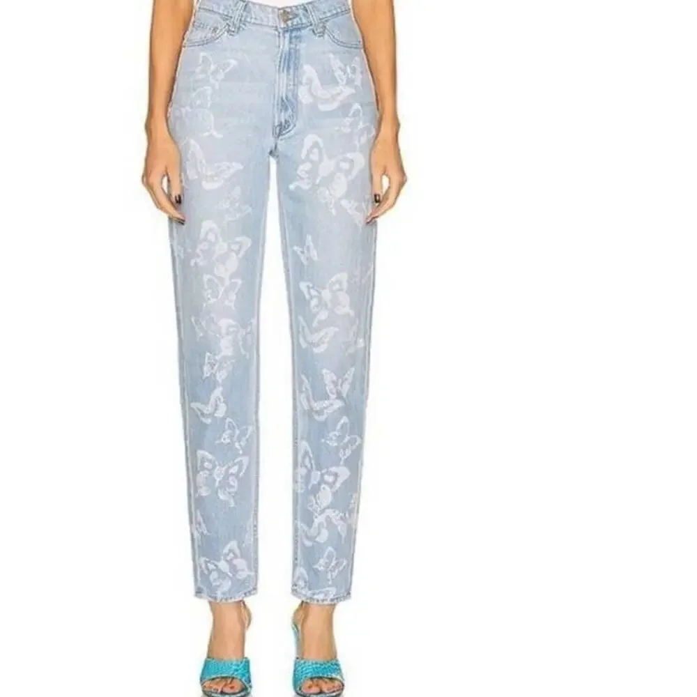 MOTHER SNACKS High Waisted Twizzy Skimp Bread & Butterfly Jeans Size 26 NWT - Picture 13 of 16